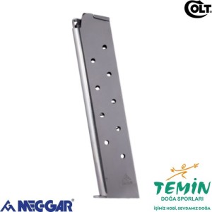 MEC-GAR Colt 1911 .45 ACP 11RD HT Nikel Şarjör