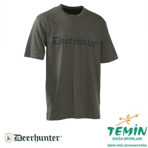 DEERHUNTER 378 DH Logo Yeşil Kısa Kollu Tişört S