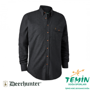 DEERHUNTER Liam Siyah Gömlek 39/40