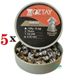 Öztay Sharp 6,35 mm Havalı Saçma - 5 Paket