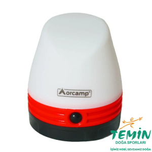 Orcamp Mini Pilli Kamp Feneri - Kırmızı