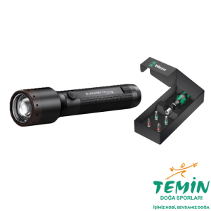 Led Lenser P6R Core + Wera Set El Feneri 