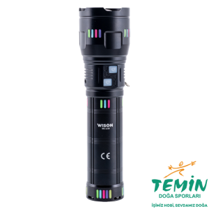 Wison WS-1150 Uzun Menzilli Güçlü El Feneri 5500 Lümen