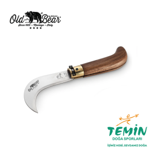 Antonini Old Bear 9,5 cm Ceviz Ağacı Saplı Budama Çakısı - L