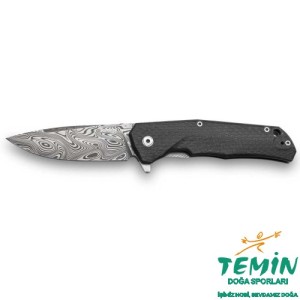 Lionsteel T.R.E. Damascus - THOR Karbon Fiber Çakı