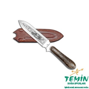 Bora 503 Zarf Açacağı Geyik Boynuzu Gravürlü Bıçak