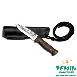 Bora 511 Survivor Kök Ceviz Sap Gravürlü Bıçak