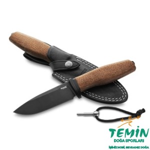 Lionsteel Acha Natural Burlap Black Blade Bıçak