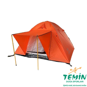 Square Volga 3 Kişilik Dark Orange Çadır
