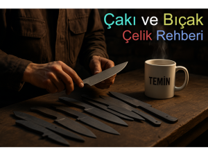 Çakı ve Bıçak Çelikleri: 440C, D2, N690, MagnaCut ve Diğer Tüm Türlerin Usta Rehberi