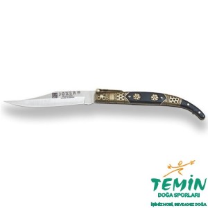 Joker Classical Decorated Spanish Zamak - Siyah ABS Saplı Çakı