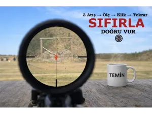Tüfek Dürbünü Sıfırlama Rehberi: Klik Hesabı, Mesafe Tablosu ve Zero Ayarı