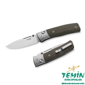 Lionsteel NiNi - Green Canvas - Titanium Bolster Çakı
