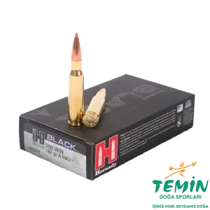 Hornady BLACK .308 Win 168 gr A-MAX Yivli Tüfek Fişeği