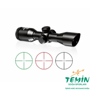 Stoeger 4x32 Işıklı Kırmızı/Yeşil Kompakt Tüfek Dürbünü