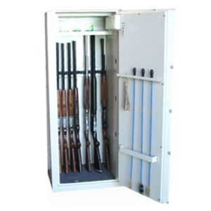 7 Tüfekli Çelik Tüfek Dolabı