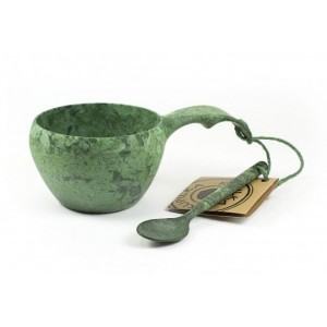 Kupilka 21 Classic Kaşıklı Bardak Yeşil