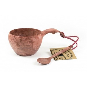 Kupilka 21 Classic Kaşıklı Bardak Kırmızı