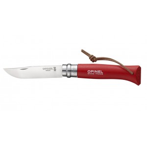 Opinel Inox Kırmızı Çakı No.8