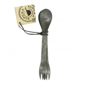 Kupilka Spork 225 İkili Kaşık Çatal Seti Siyah