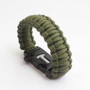 Paraşüt İpi Bileklik (Yeşil)