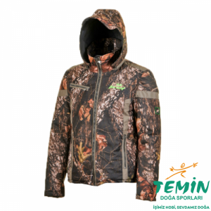 Dark Forest Boz Model Koyu Orman Desen Soğuk İklim Mont