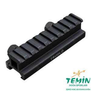 Truglo Picatinny Tek Parça Kanallı 3/4'' Yükseltici Dürbün Ayağı