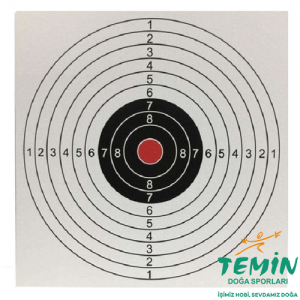 ASG 10 Adet Karton Hedef Kağıdı