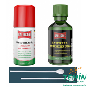 Ballistol Klever Guıck Silah Boyası, Silah Yağı Ve Çubuk Seti