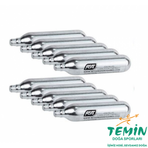 Asg 12 Gram 10 Adet CO2 Havalı Tabanca Tüpü