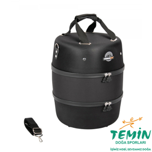 Thermobag Isı Yalıtımlı Silindir Piknik Çantası Büyük Boy Siyah