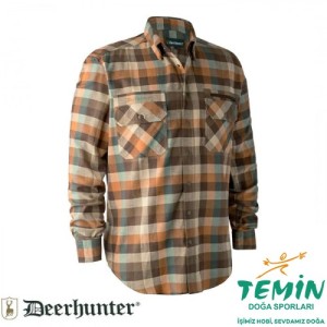DEERHUNTER James Kahverengi Kareli Gömlek 41/42