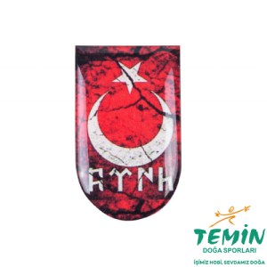 Türk Bayraklı Göktürkçe Şarjör Altı Sticker